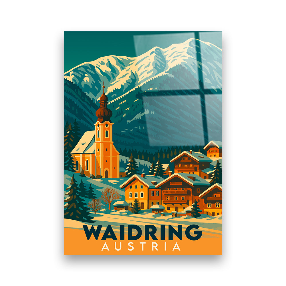 Waidring Österreich Acryldruck