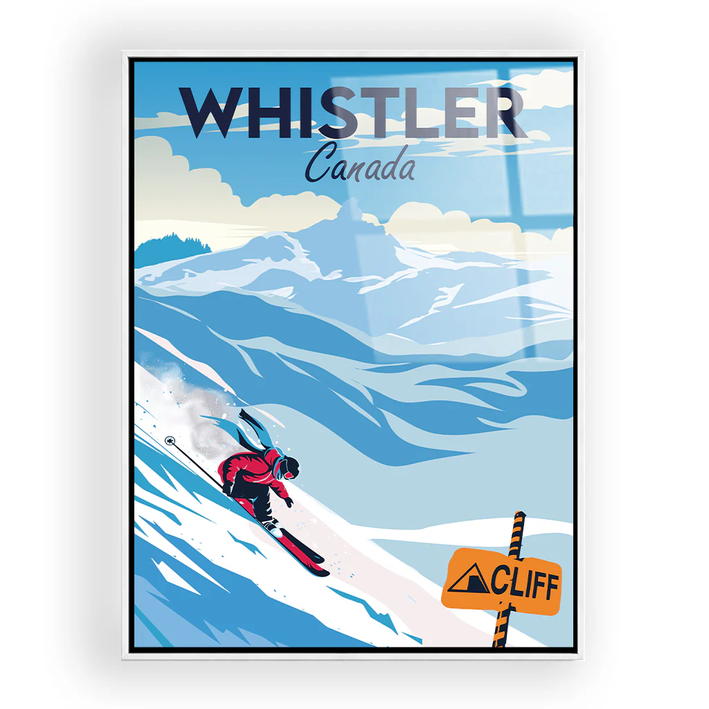 whistler Acryl Rahmen Weiss
