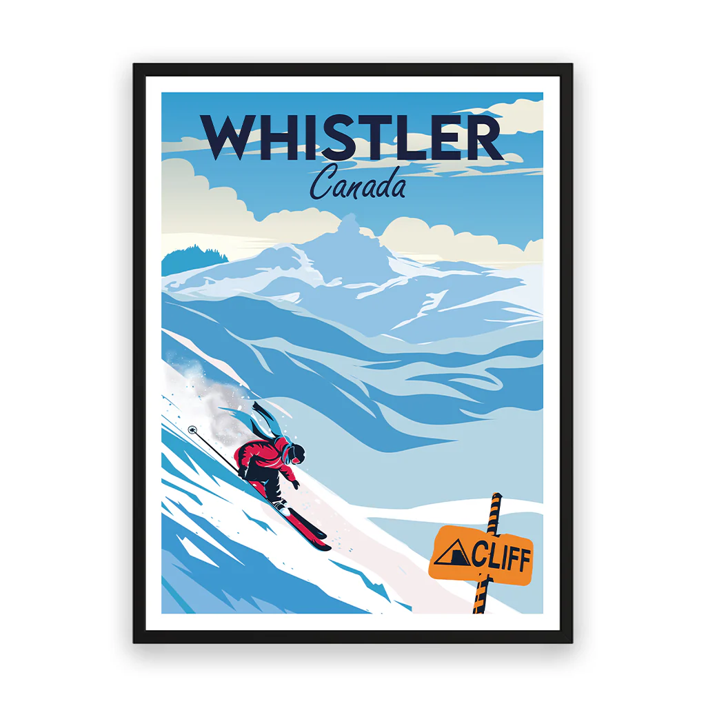 whistler Poster Rahmen Schwarz