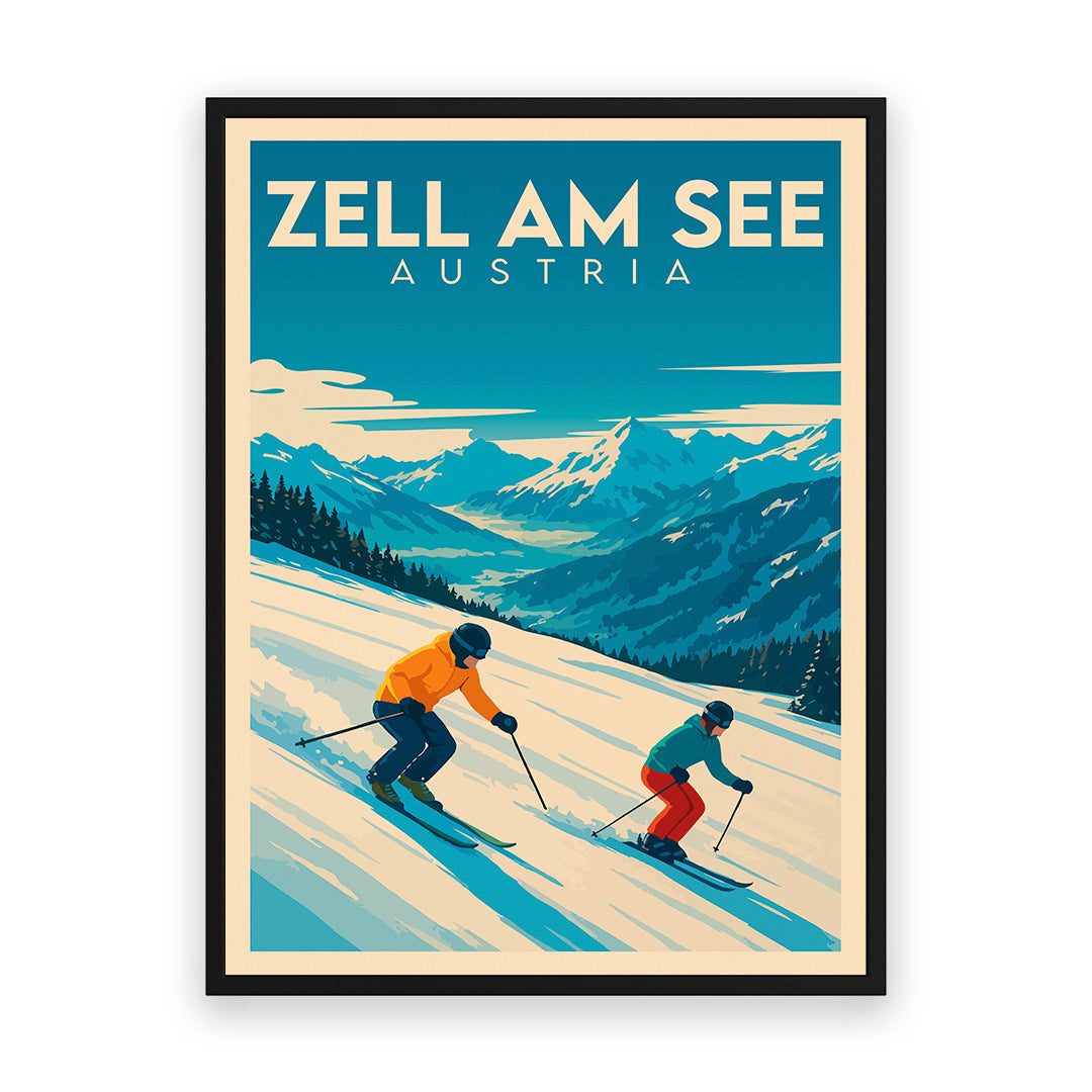 Zell am See Österreich Kunstdruck
