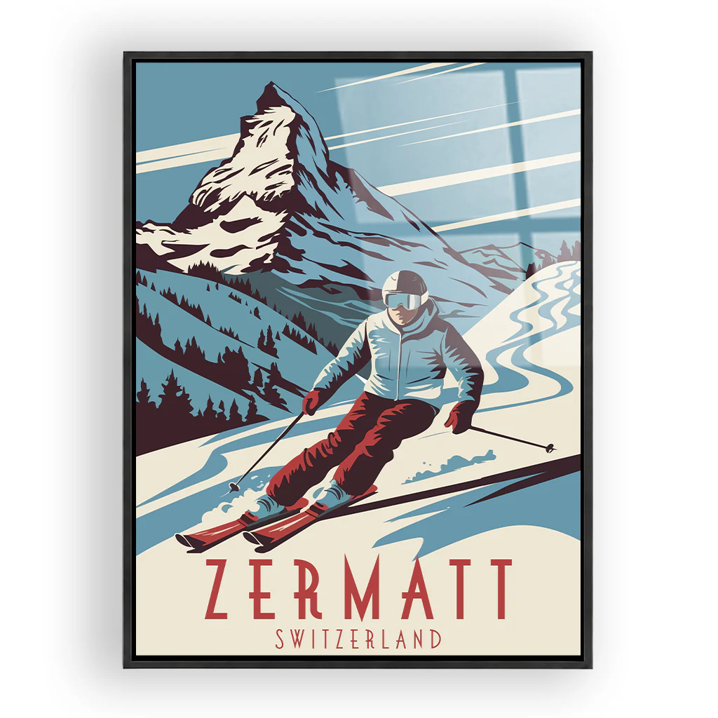 zermatt acryl_rahmen_schwarz