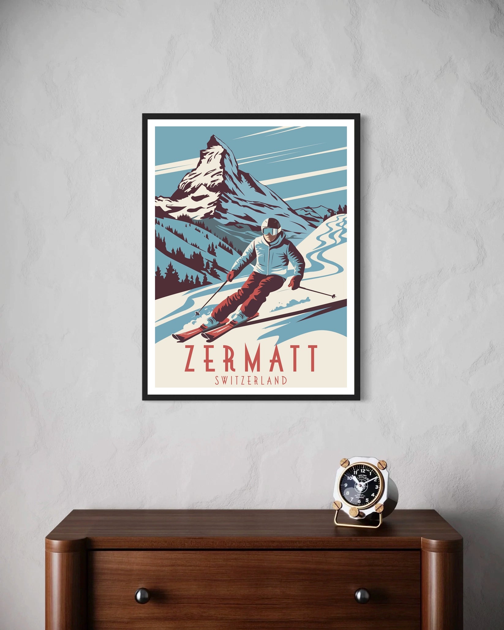 Zermatt Schweiz Kunstdruck