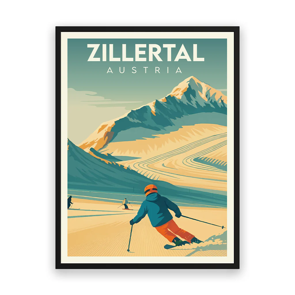 zillertal poster_rahmen_schwarz