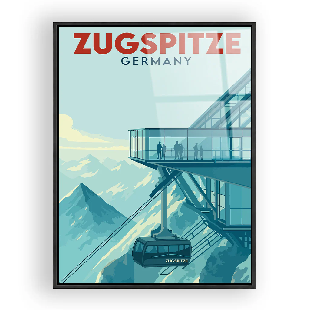 zugspitze acryl_rahmen_schwarz