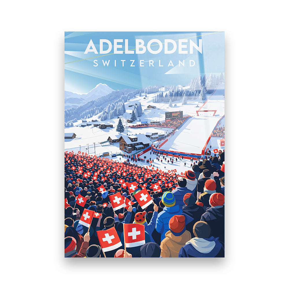 Adelboden Österreich Acryldruck