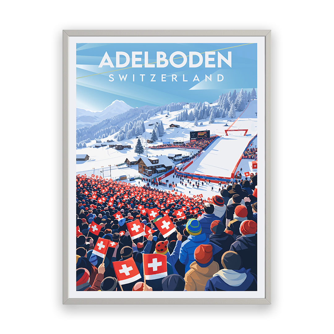 Adelboden Schweiz Kunstdruck
