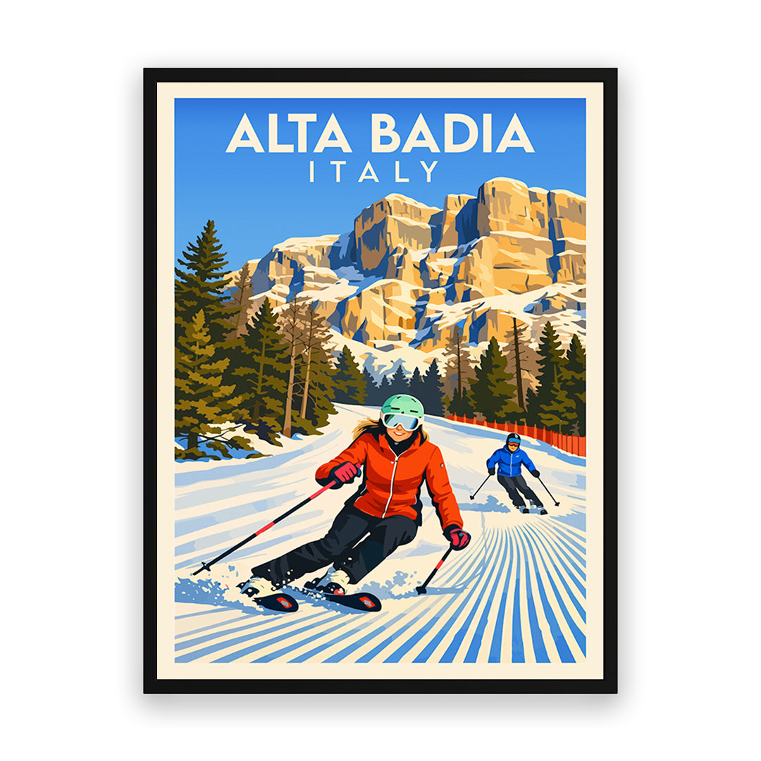 Alta Badia Italien Kunstdruck