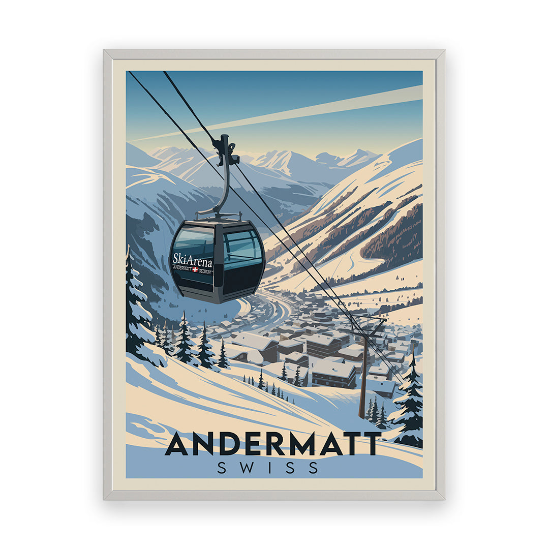 Andermatt Schweiz Kunstdruck