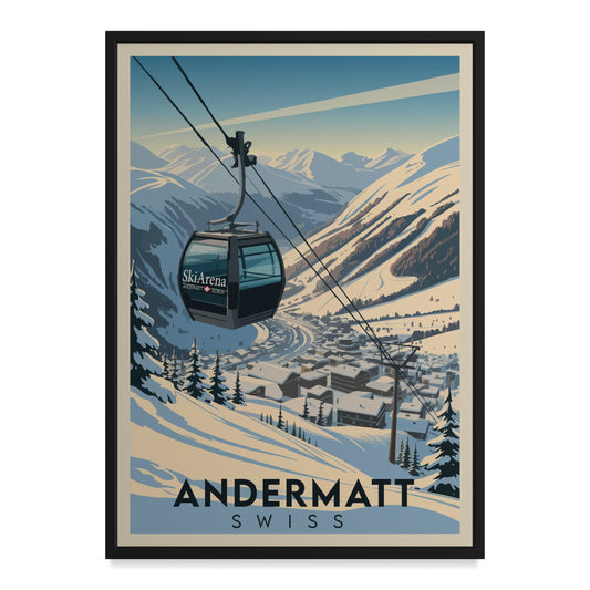 Andermatt Schweiz Kunstdruck