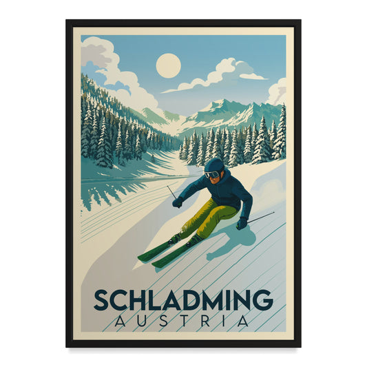 Schladming Österreich Kunstdruck