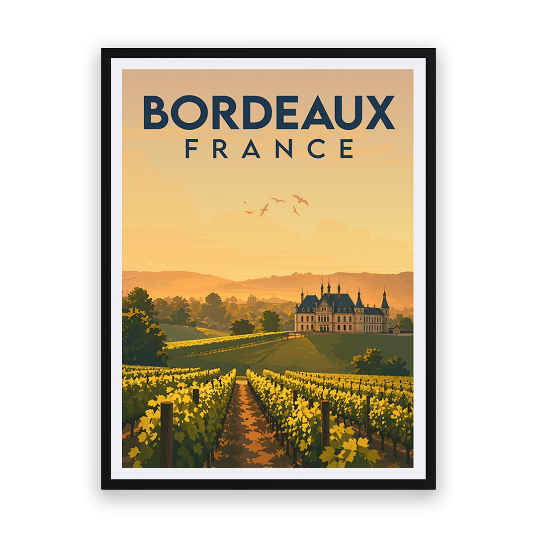 Bordeaux Frankreich Kunstdruck