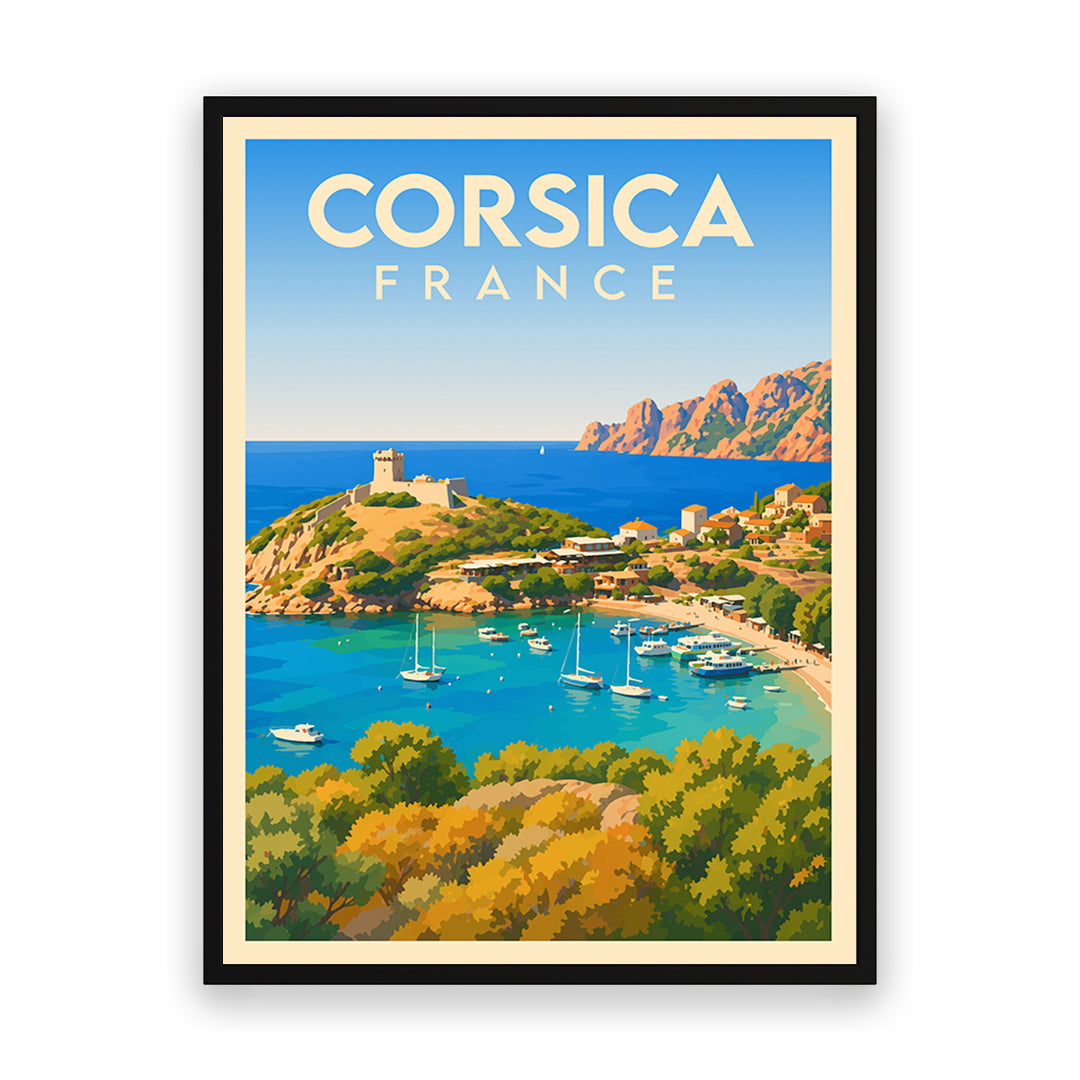 Korsika Frankreich Kunstdruck