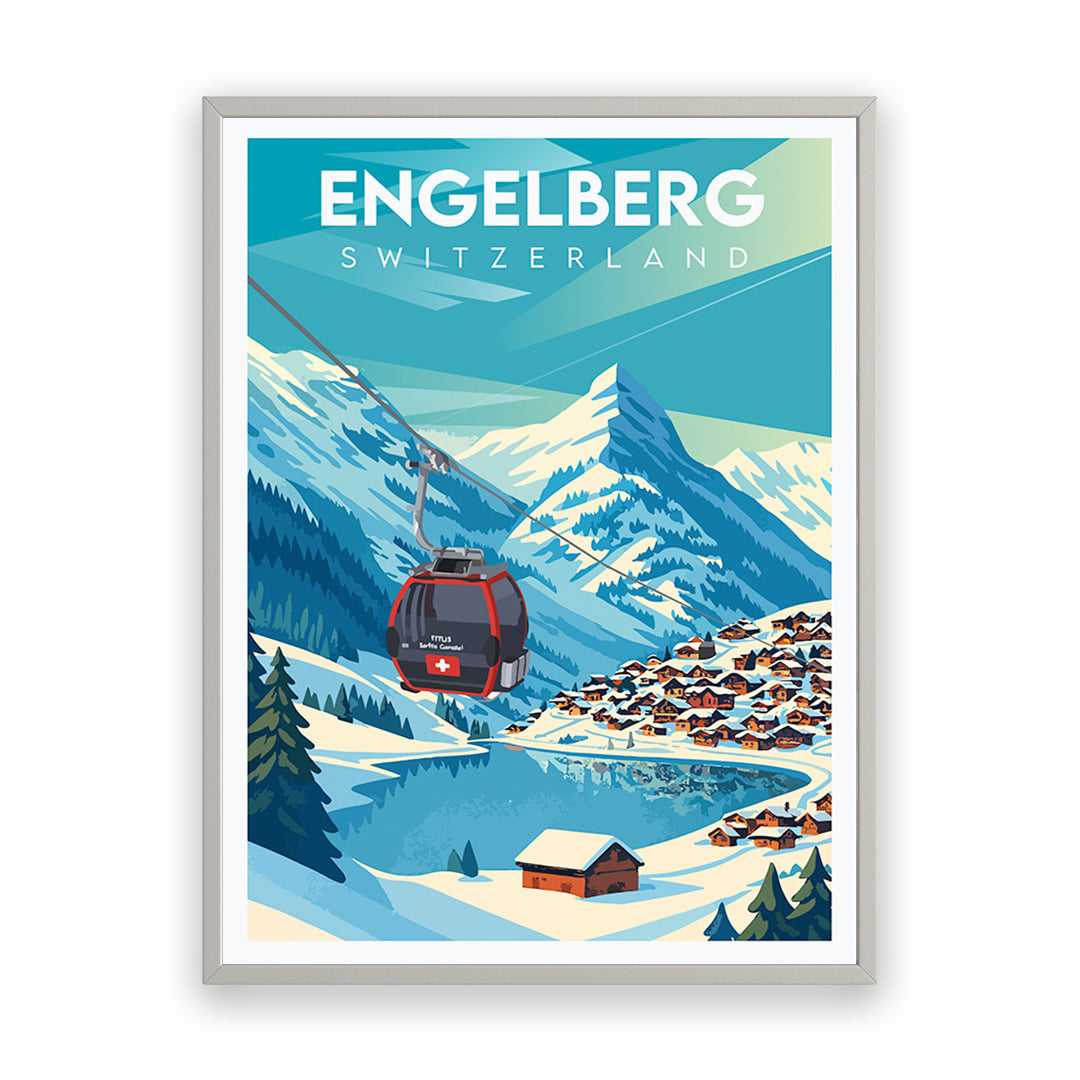 Engelberg Schweiz Kunstdruck