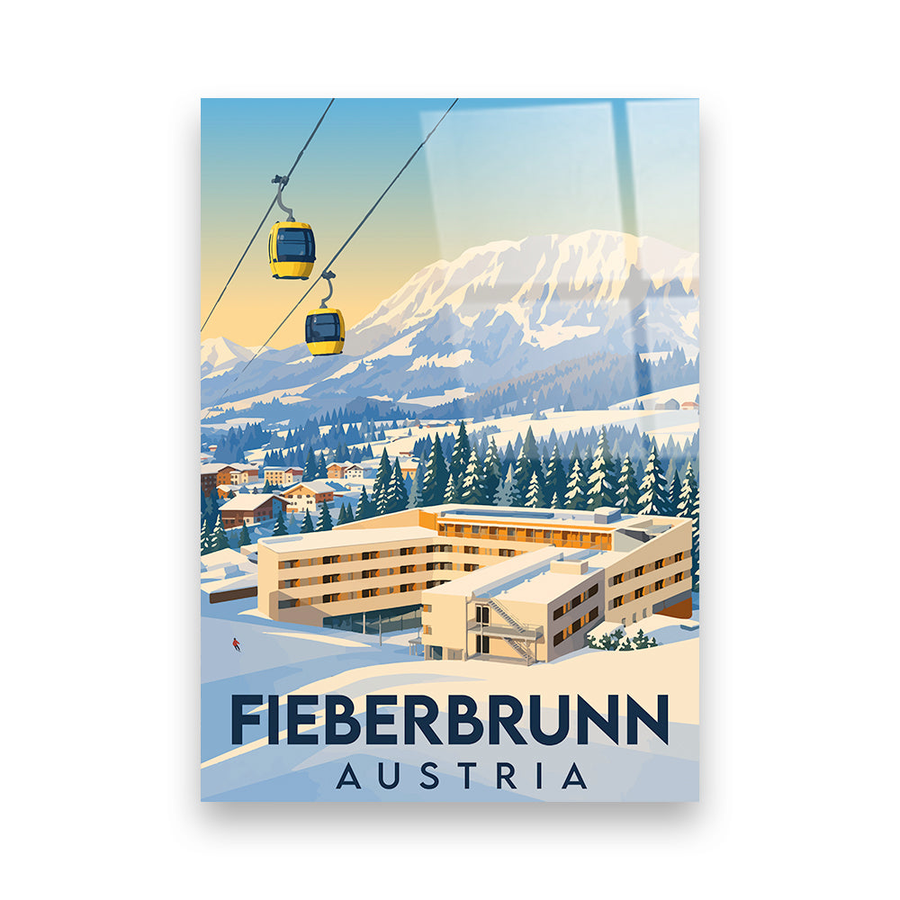 Fieberbrunn Österreich Acryldruck