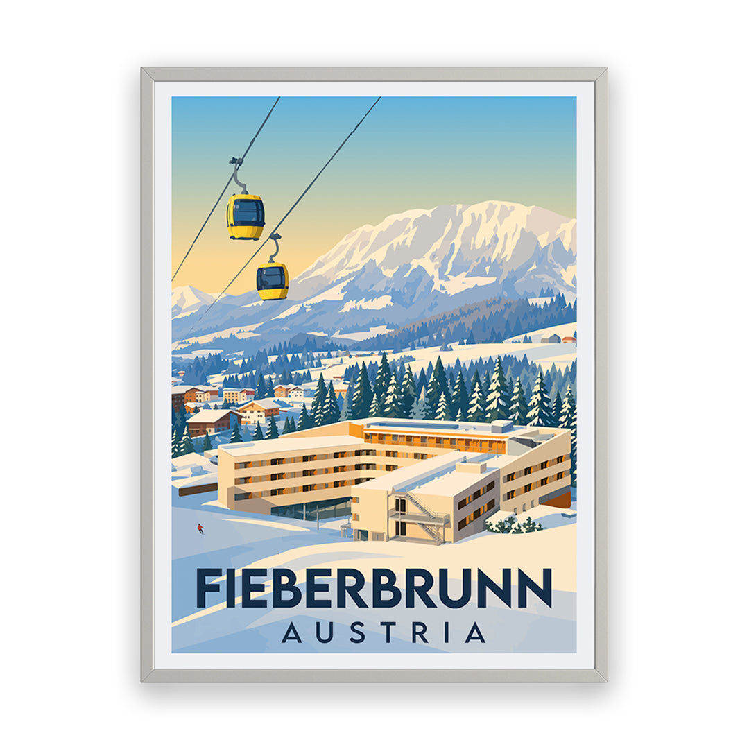 Fieberbrunn Österreich Kunstdruck