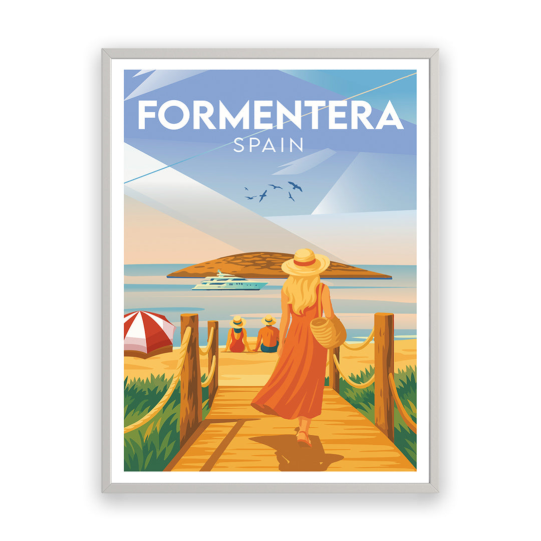 Formentera Spanien Kunstdruck
