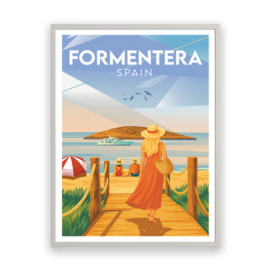 Formentera Spanien Kunstdruck