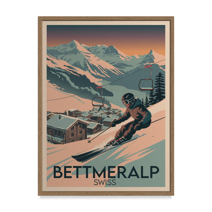 Bettmeralp Schweiz Kunstdruck