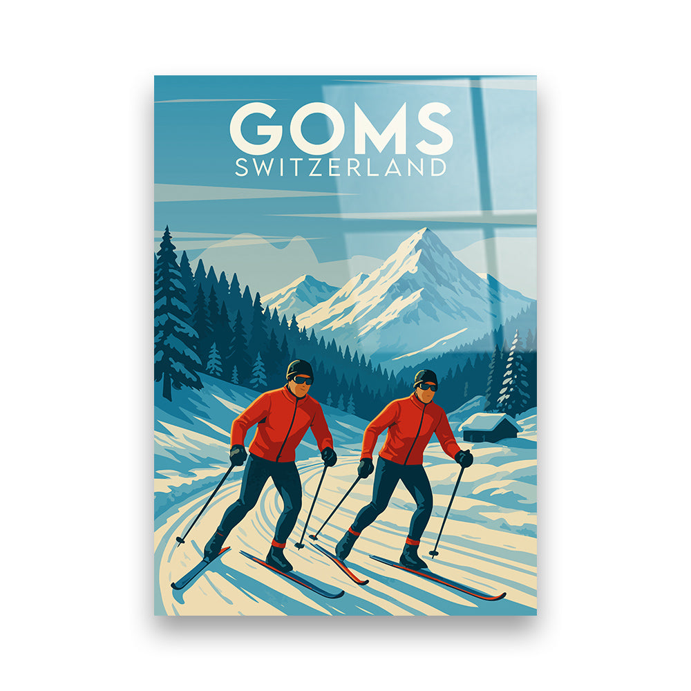 Goms Schweiz Acryldruck