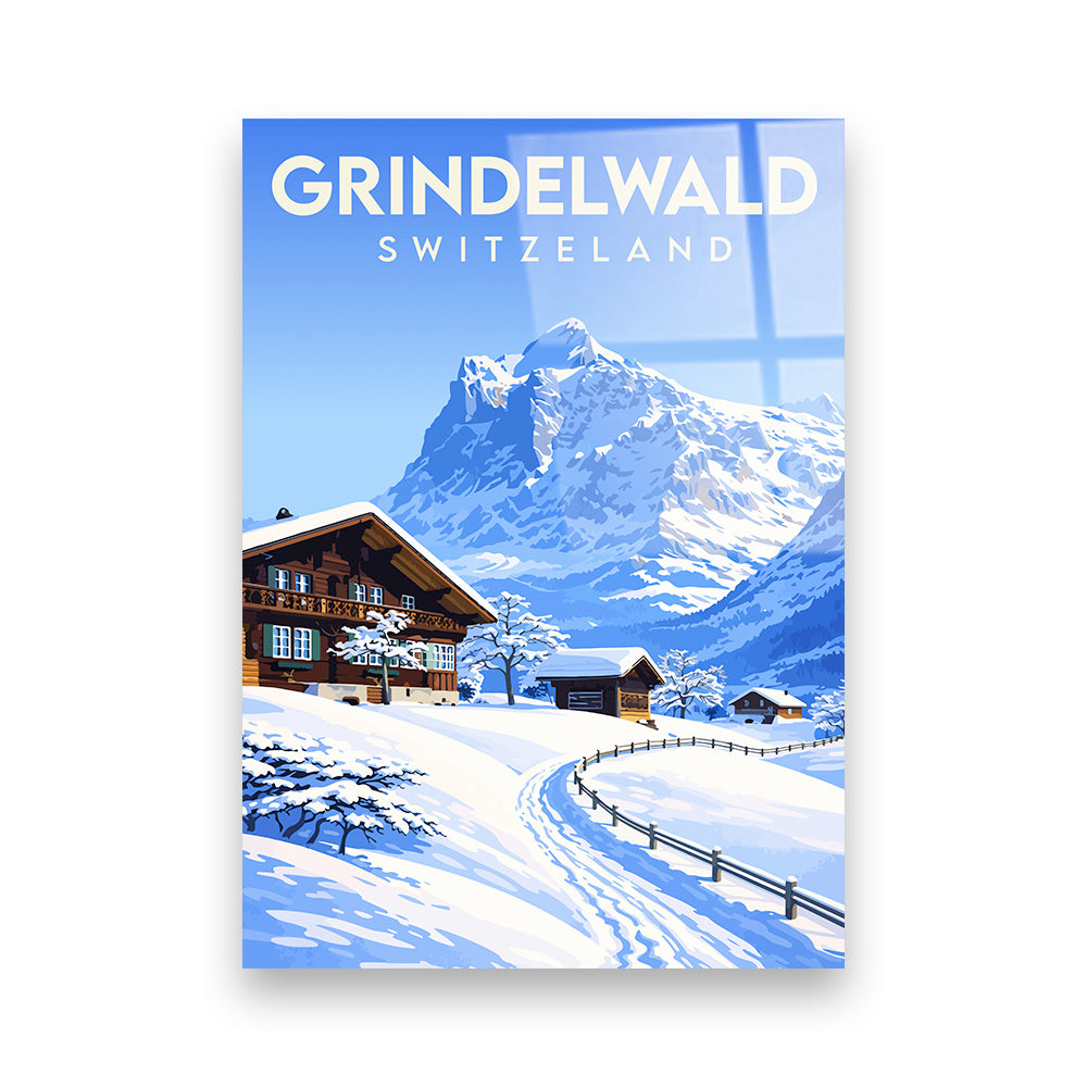 Grindelwald Schweiz Acryldruck