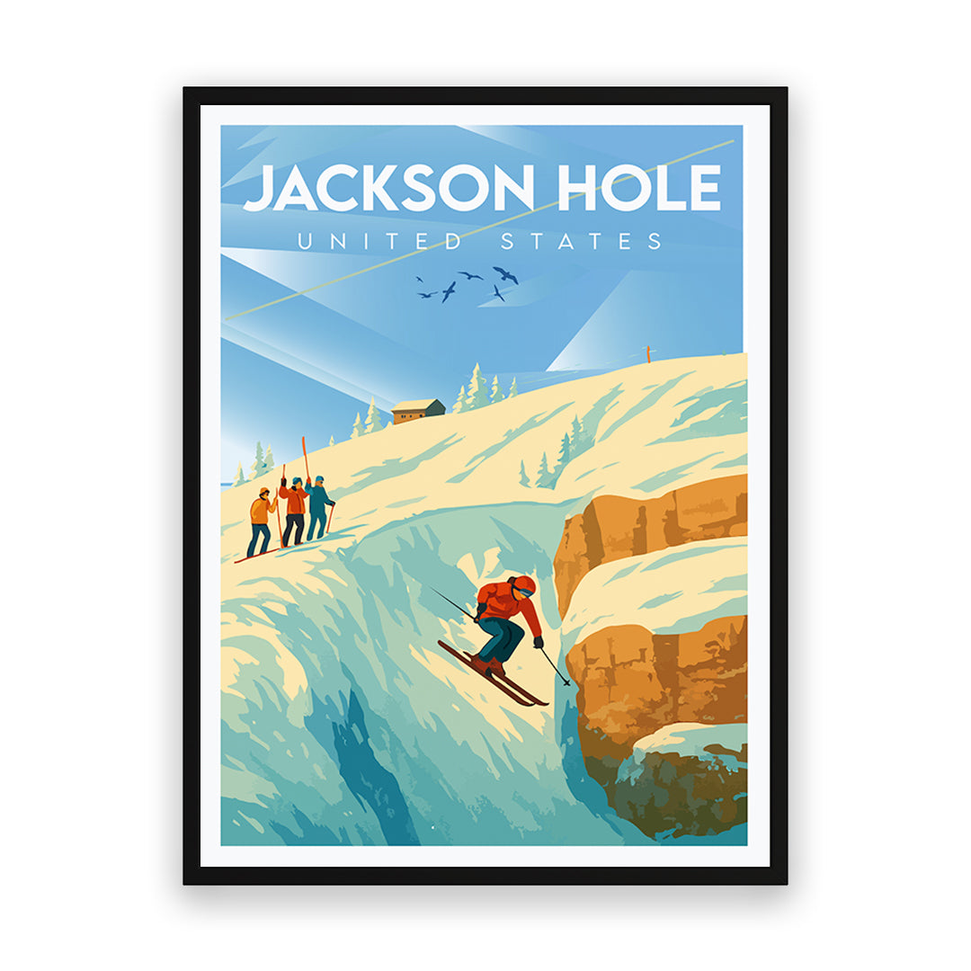 Jackson Hole USA Kunstdruck