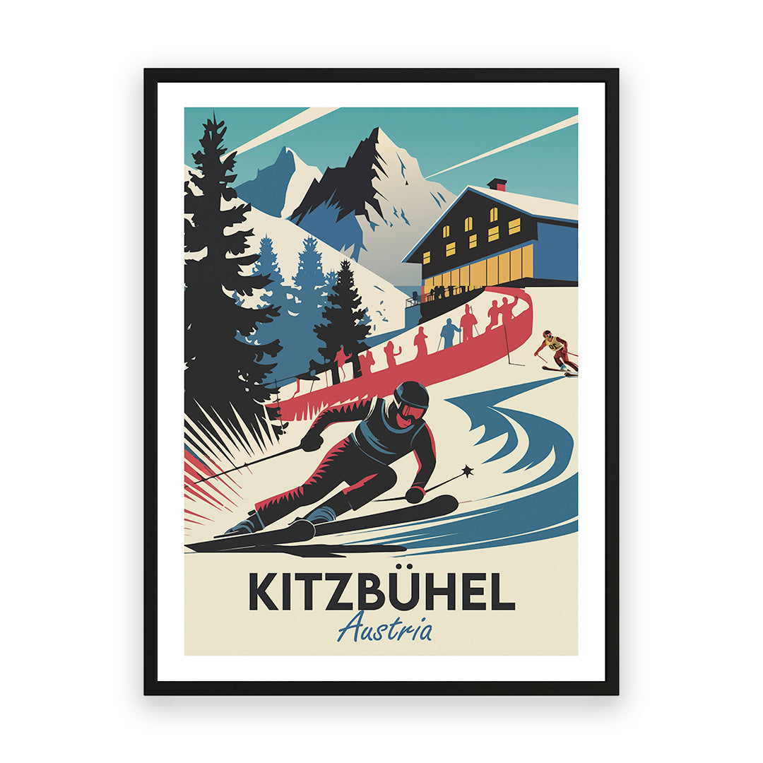 Kitzbühel Österreich Kunstdruck