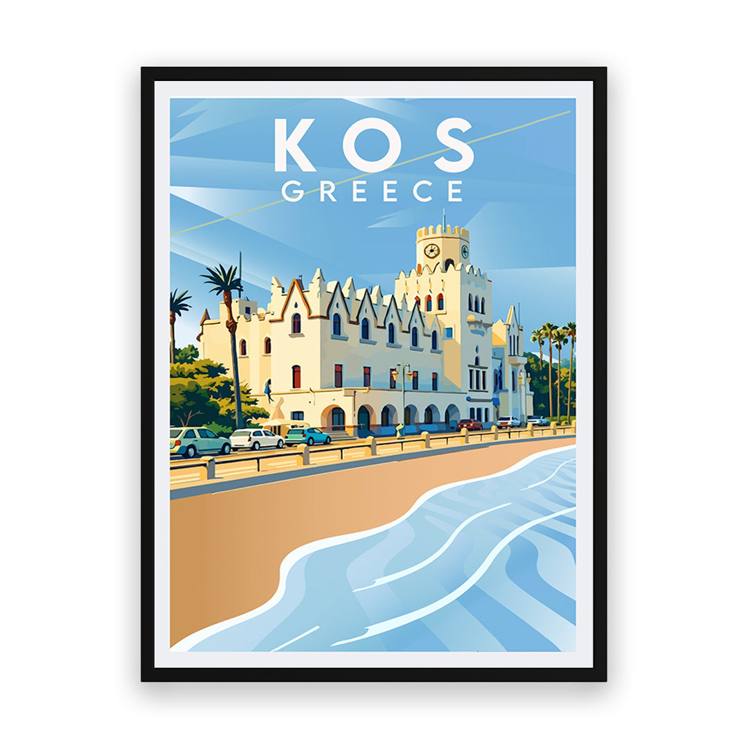 Kos Griechenland Kunstdruck