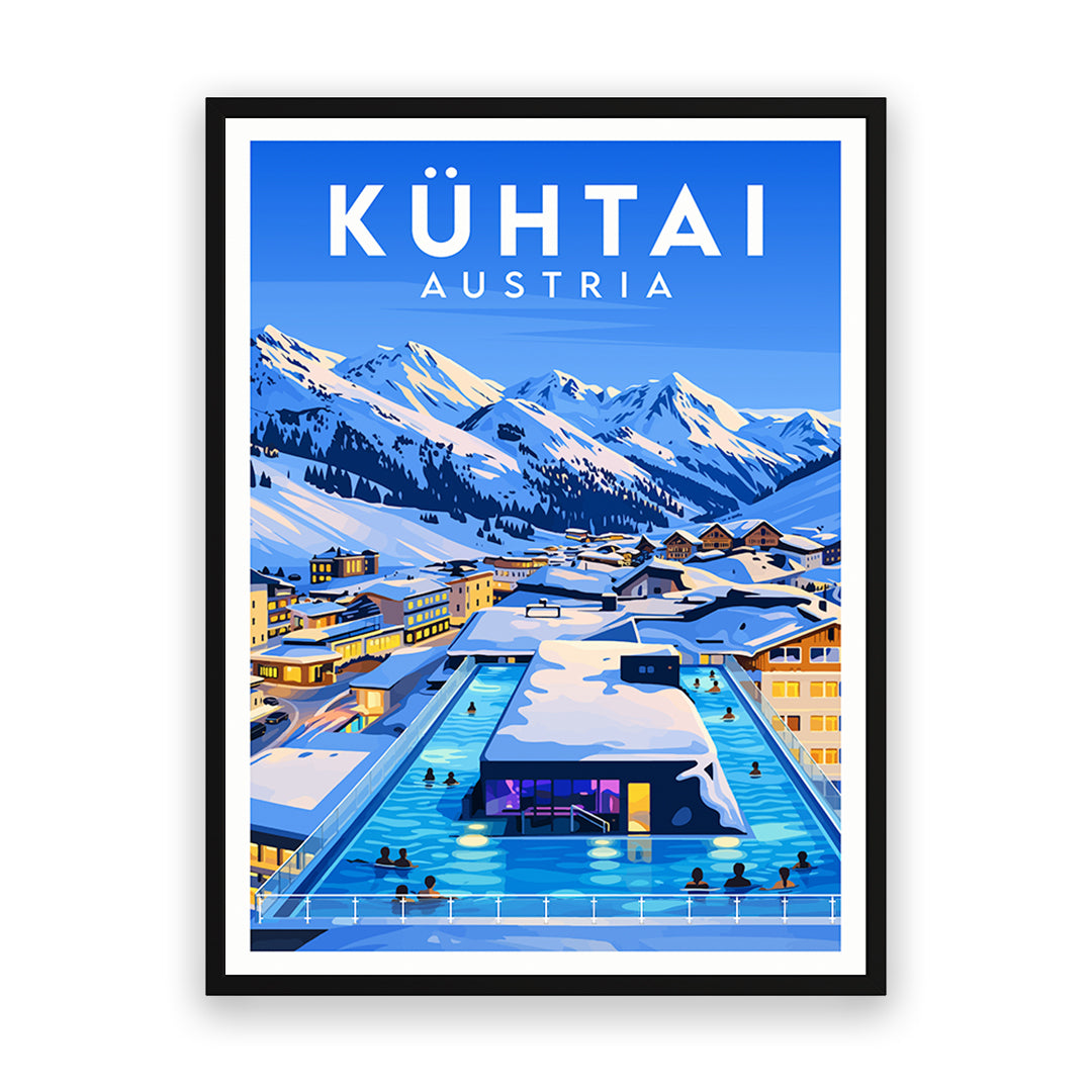 Kühtai Österreich Kunstdruck