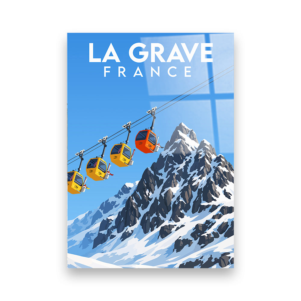 La Grave Frankreich Acryldruck