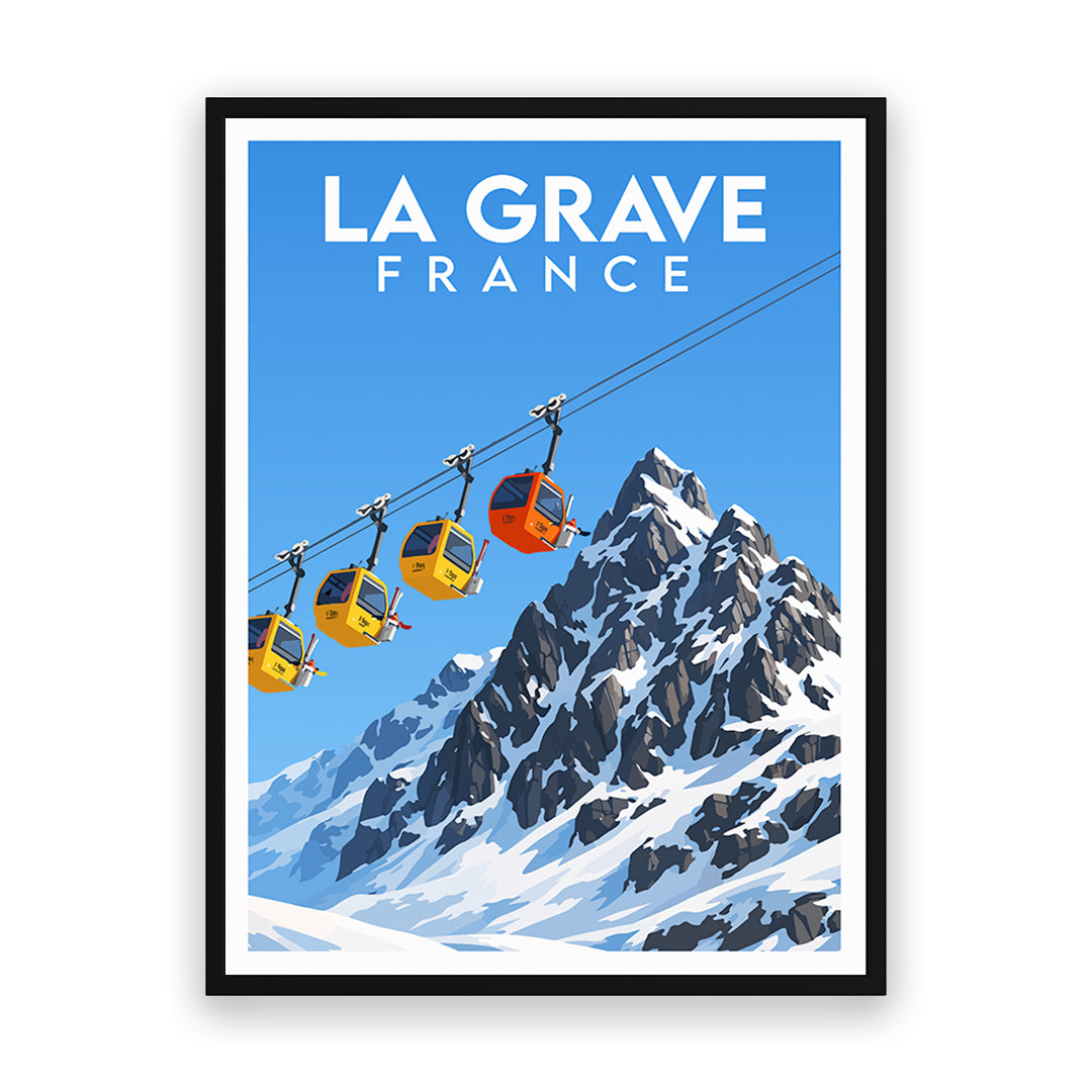 La Grave Frankreich Kunstdruck