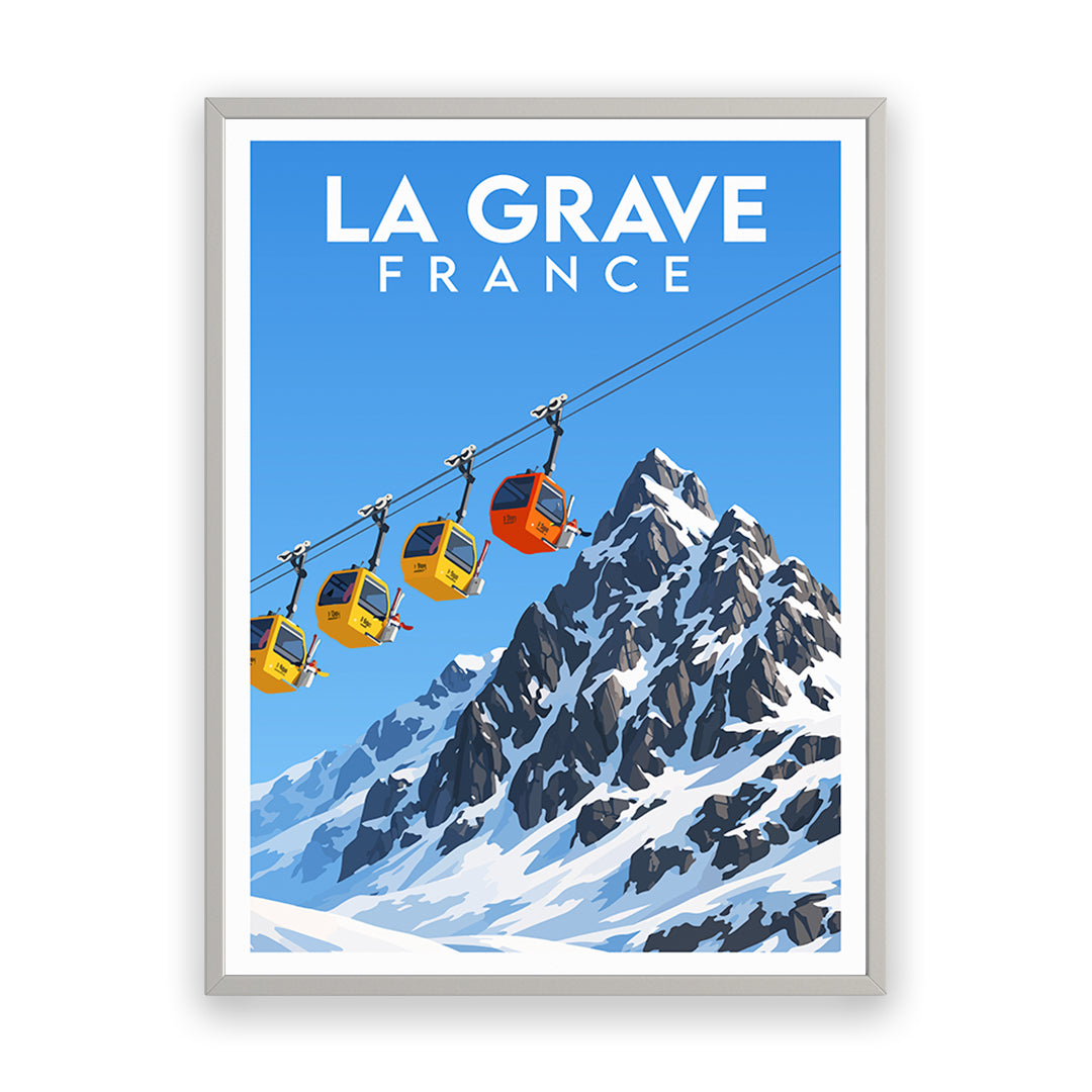 La Grave Frankreich Kunstdruck