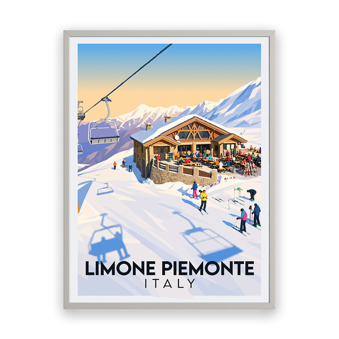 Limone Piemonte Italien Kunstdruck