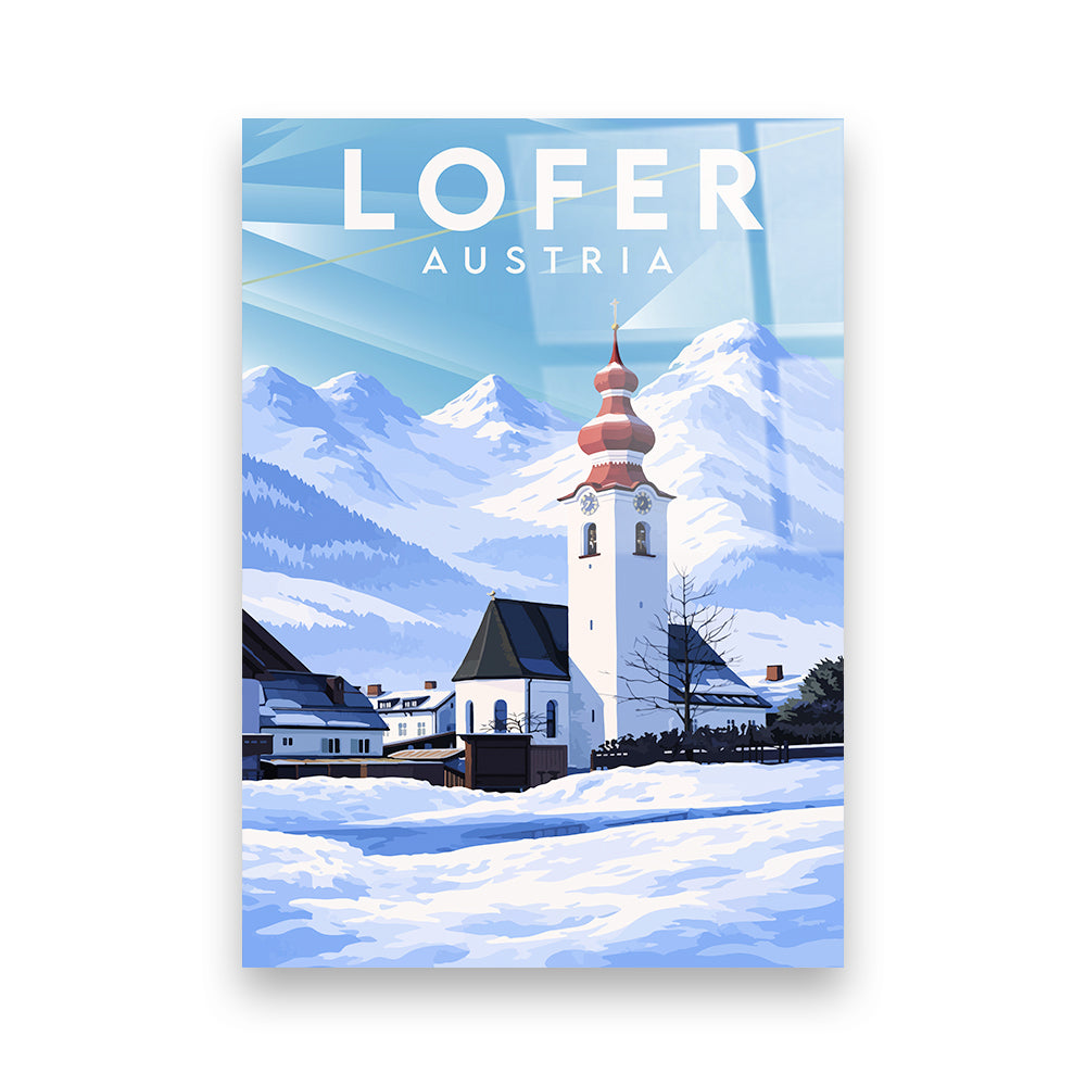 Lofer Österreich Acryldruck