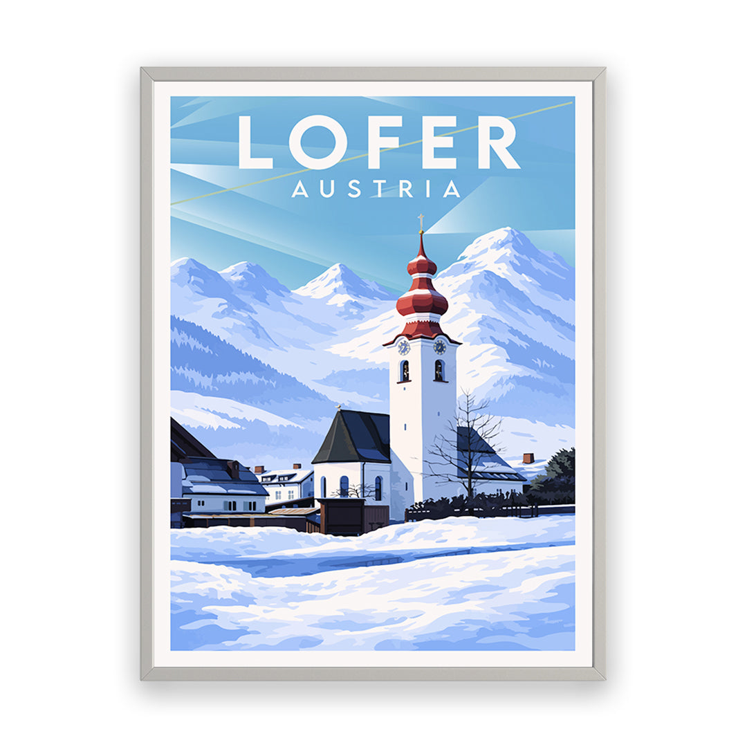 Lofer Österreich Kunstdruck