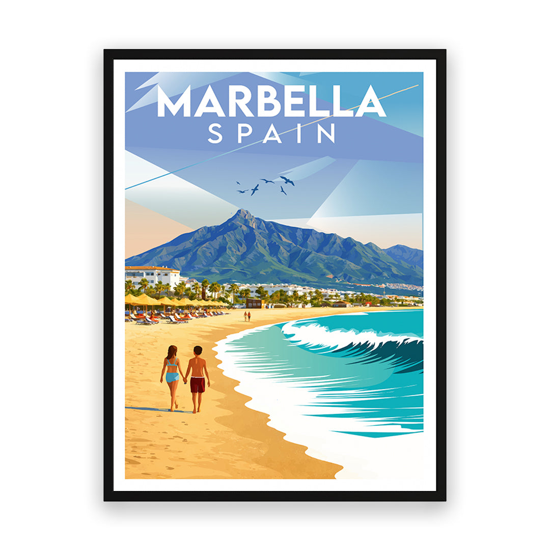 Marbella Spanien Kunstdruck