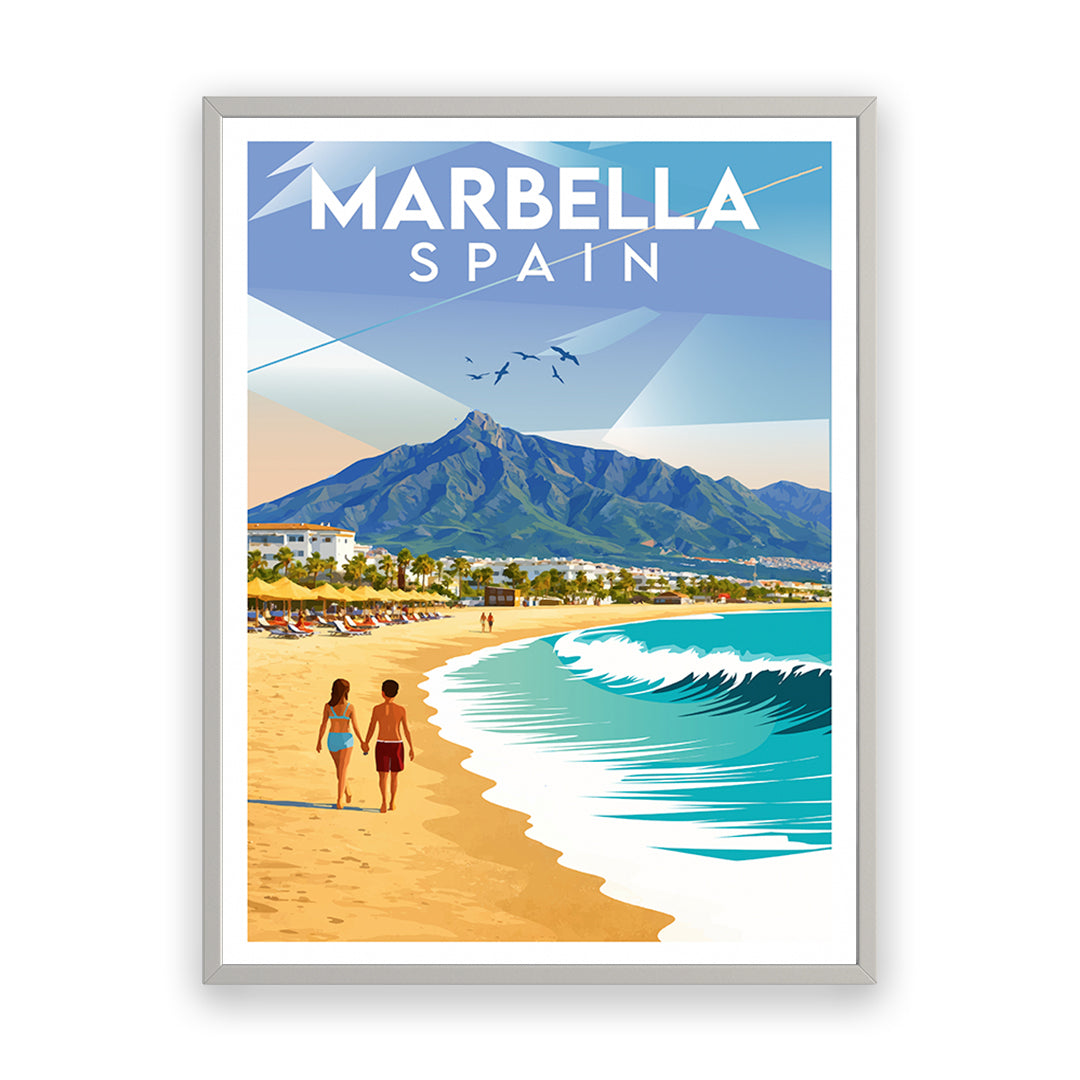 Marbella Spanien Kunstdruck