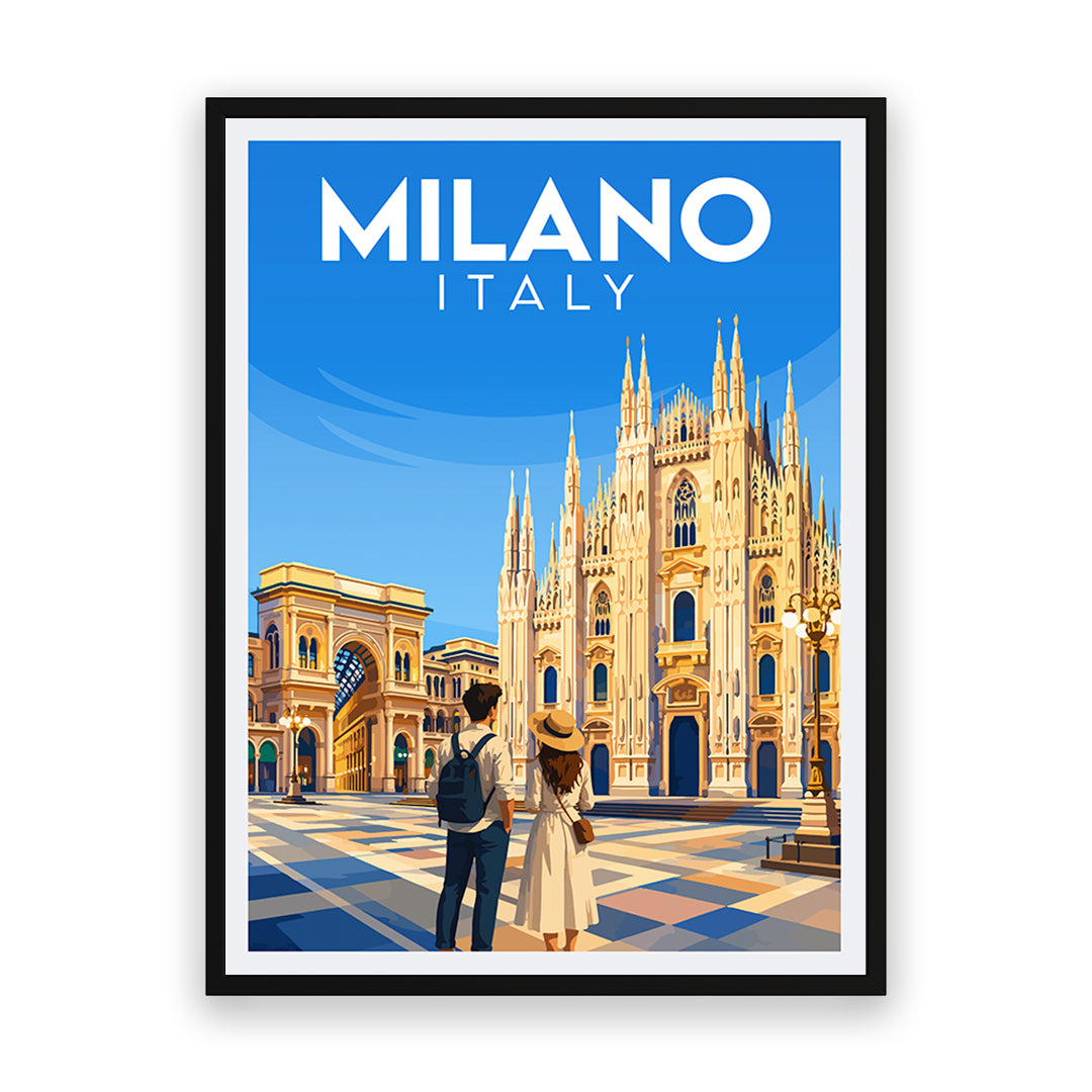 Mailand Italien Kunstdruck