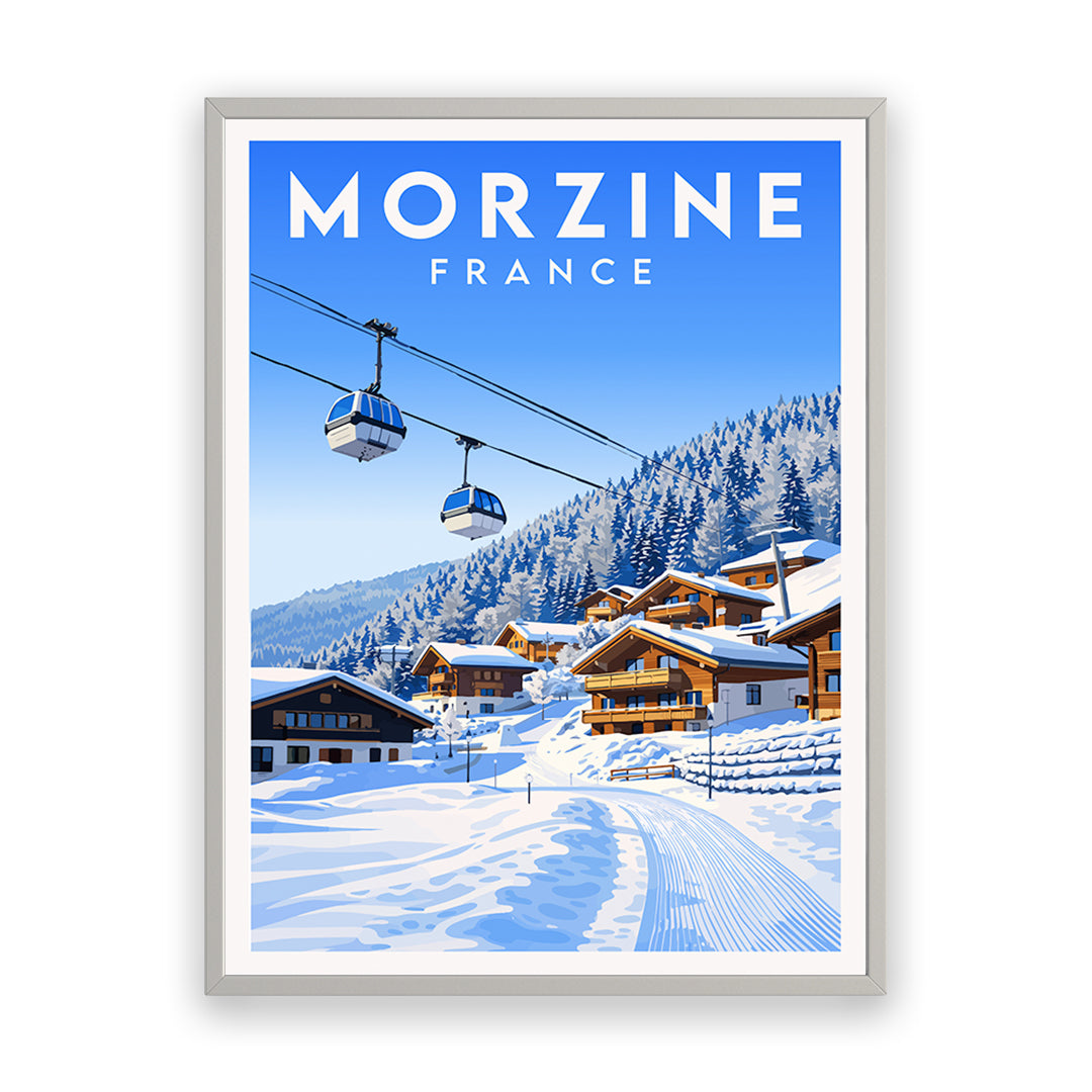 Morzine Frankreich Kunstdruck