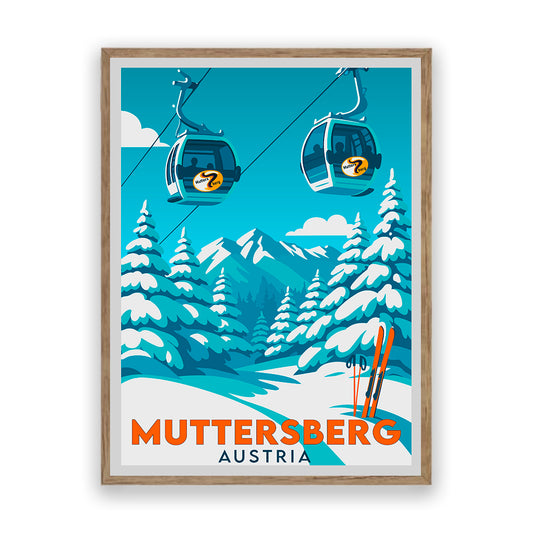 Muttersberg Österreich Kunstdruck