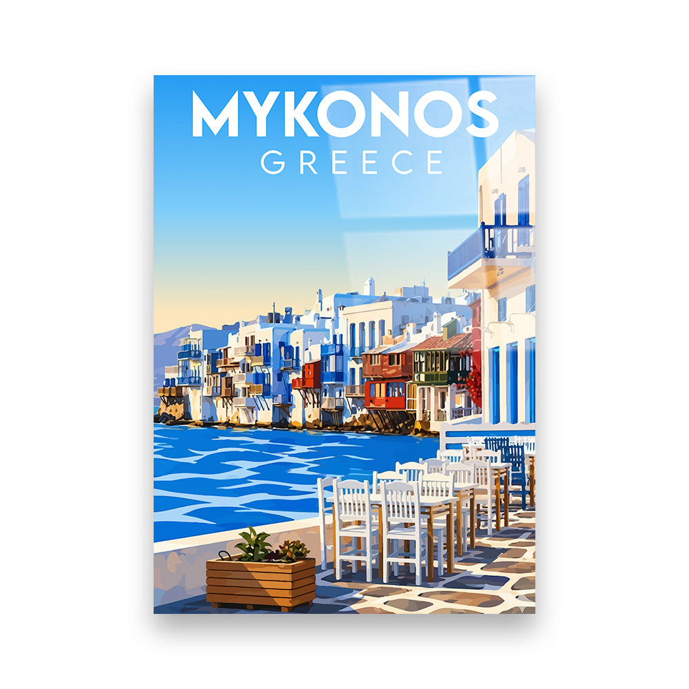 Mykonos Griechenland Acryldruck