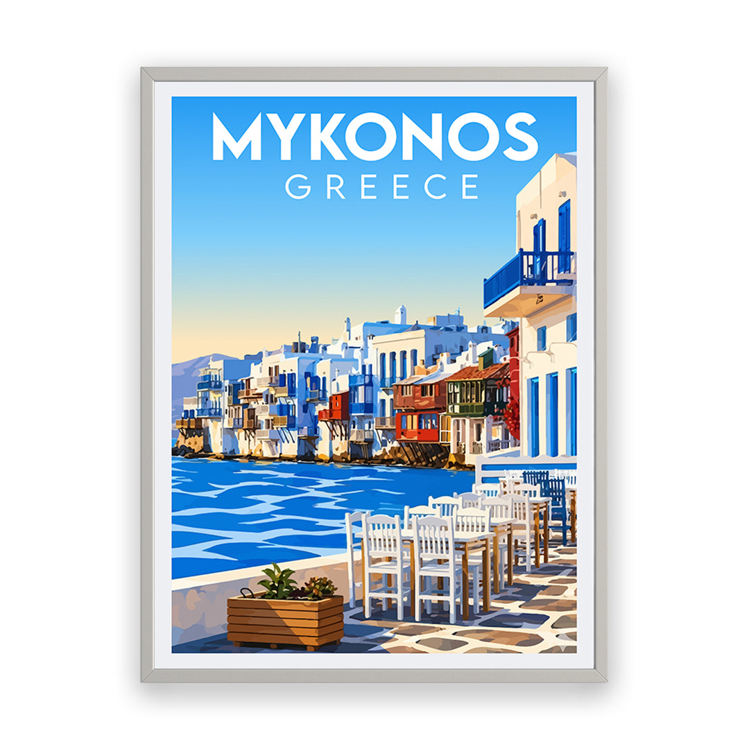 Mykonos Griechenland Kunstdruck