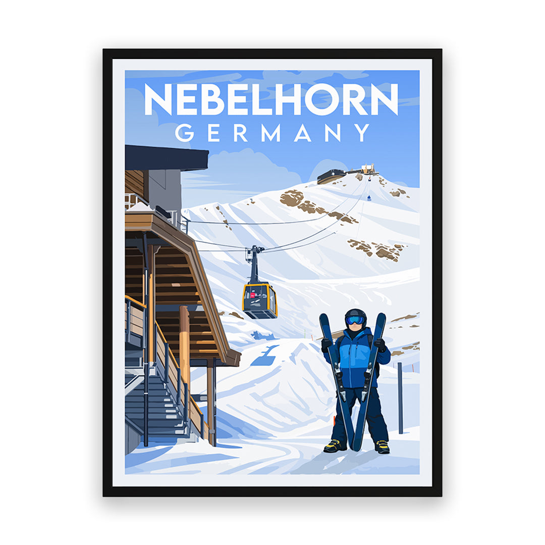 Nebelhorn Deutschland Kunstdruck