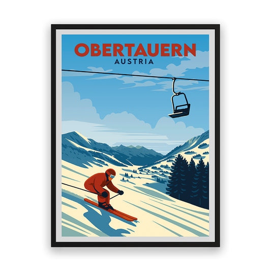 Obertauern Deutschland Kunstdruck