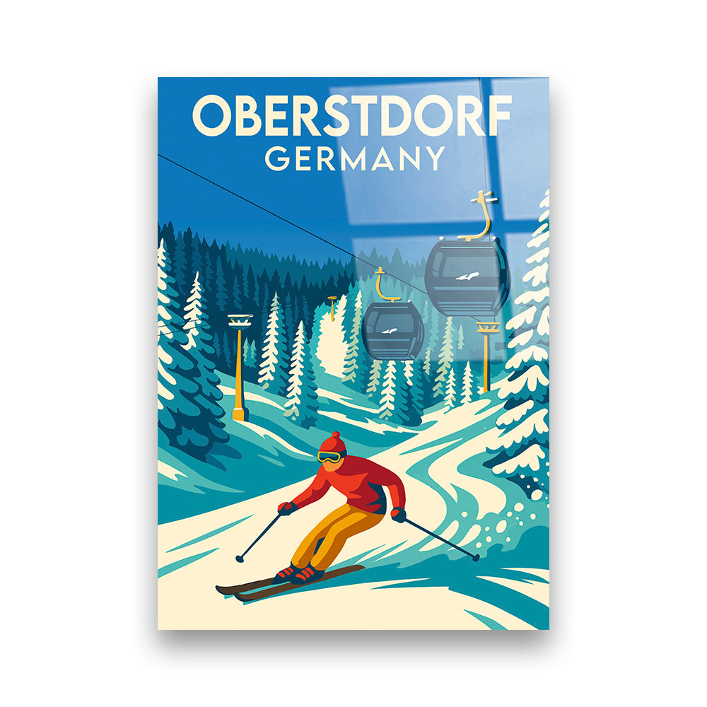 Oberstdorf Deutschland Acryldruck