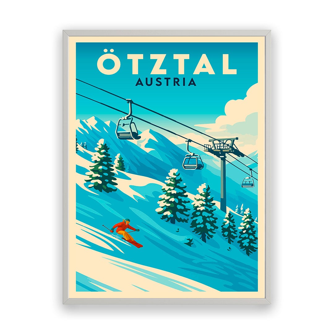 Ötztal Österreich Kunstdruck