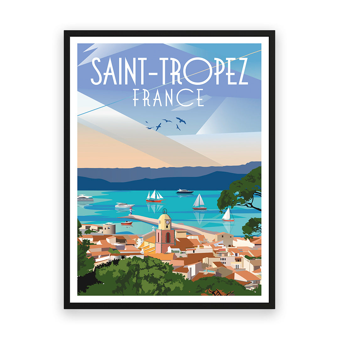 Saint-Tropez Frankreich Kunstdruck