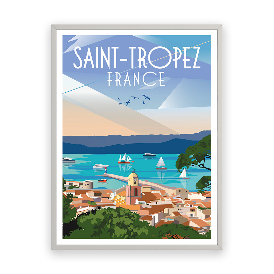Saint-Tropez Frankreich Kunstdruck