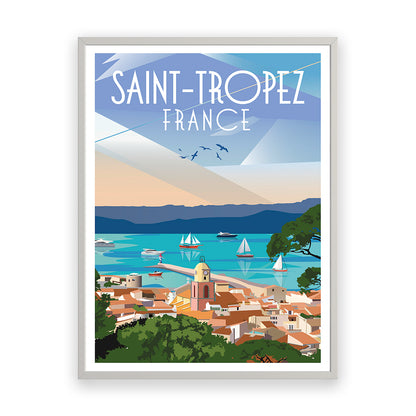 Saint-Tropez Frankreich Kunstdruck