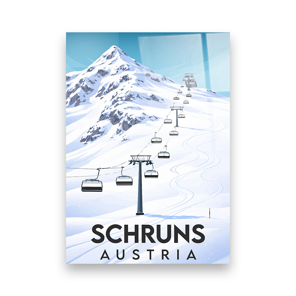 Schruns Österreich Acryldruck