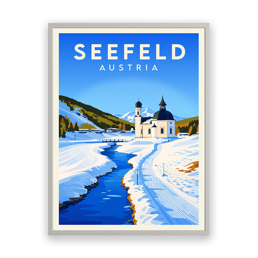 Seefeld Österreich Kunstdruck